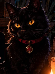 Salem, gato preto